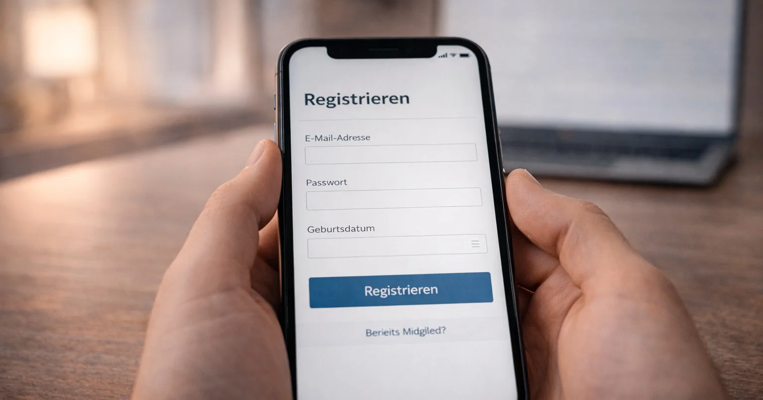 Einfache Registrierung bei Bitcoin-Wettanbietern